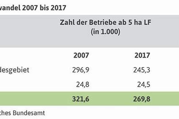Deutscher Bauernverband E V Situationsbericht Betriebe Und Betriebsgrossen